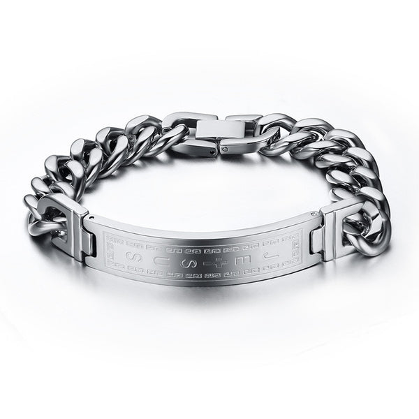18k gold plated bracelets bangles fashion men jewelry jesus cross stainless steel personalized charm man gifts